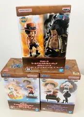 【未開封】ワンピース WCF ロングストーリーズ 3種セット エース ティーチ ルフィ ブルック