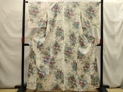 平和屋着物●上質な色無地　楓地紋　夏虫色　正絹　逸品　AABH7149cs 平和屋着物○上質な色無地 楓地紋 夏虫色 正絹 逸品 AABH7149cs - メルカリ