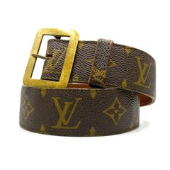 ルイ・ヴィトン モノグラムレザーベルト Louis VUITTON - メルカリ