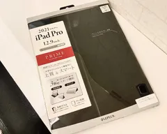 iPad Pro 12.9inch (第6世代/第5世代) 薄型PUレザーフラップケース「PRIME」  ブラック mst-24050【B】