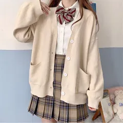 新品 スクールカーディガン ニット ウェア セーター トップス 学生 服 制服 学校制服 アウター 無地 羽織 女子 通学 mlkth
