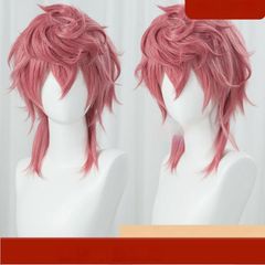 신품, 미사용 만미 조조의 기묘한 모험 황금의 바람 트리쉬·우나 코스프레 가발