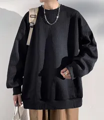 新品 トレーナー 秋服 メンズ 大きい サイズ ビッグ シルエット パーカー 長袖 Ｔシャツ ゆったり 無地 シンプル スポーツ スポーツウェア プルオーバー 人気 ストリート 柔らかい肌触り シンプル mlwvd