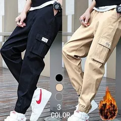 新品 カーゴパンツ メンズ ワークパンツ パンツ ジョガーパンツ 裏起毛 暖かい ボトムス イージーパンツ スポーツウエア ダンス カジュアル mlayl