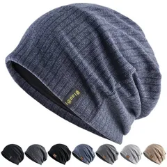 新品 ニット帽 メンズ 春 秋 冬 ナイトキャップ ビーニー 2type 二重構造 ニットキャップ サウナハット 帽子 レディース ケア帽子 医療用帽子 ユニセックス フリーサイズ 男女兼用 柔らかい 伸縮性 シンプル 無地 mluld