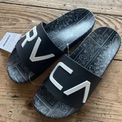 新品　26年春夏　新作　RVCA　ルーカ　バンダナ柄　サンダル　黒　RVCA LOGO BANDANA SA　シャワーサンダル　スポーツサンダル　総合格闘技　サーフィン　スケボー　ルカ　海　レジャー　アウトドアのサムネイル
