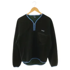 パタゴニア Patagonia 90s USA製 ヴィンテージ CAPILENE キャプリーン フリース ジャケット プルオーバー 長袖 M 黒 /HK ■GY18