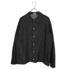 DIOR ディオール 22SS 裏地オブリーク デニム シャツ ジャケット 033D490A291X 48 ブラック メンズのサムネイル