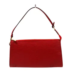 Louis Vuitton ルイヴィトン ポシェット アクセソワ―ル M52947 ポーチ ハンドバッグ エピ レザー カスティリアンレッド 赤 ゴールド金具