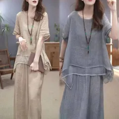 セットアップ 上下セット レディース ブラウス シャツ ワイドパンツ 春 夏 秋 トップス パンツ カジュアル 定番 上下セット きれいめ