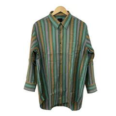 MISSONI(ミッソーニ) 長袖シャツ メンズ - ダークグリーン×ブラウン×マルチ ストライプのサムネイル