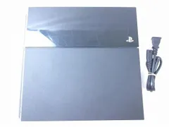 ゲーム プレイステーション4 PS4本体 CUH-1100A ジェットブラック 動作品 電源ケーブル付き 中古品