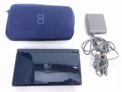  ゲーム ニンテンドーDS 本体 DS Lite USG-001 エナメルネイビー 充電器付き 中古品