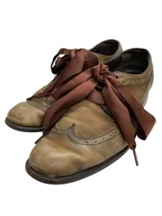 LANVIN/ランバン/リボン/レースアップ/シューズ/サイズ26 1/2/ブラウン/メンズ/FG0095のサムネイル