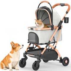 中古】犬用カート 約60kgまで 犬用四輪バギー ペットカート 中型犬