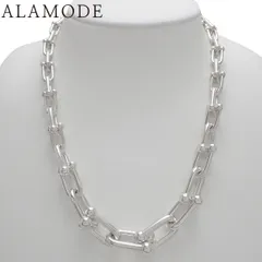 TIFFANY&Co.(ティファニー) ティファニー ハードウェア グラジュエイテッド リンク ネックレス 60153092 シルバー SV925 ネックレス アクセサリー ジュエリー シルバー銀 ユニセックス 41100099711【中古】【アラモード】