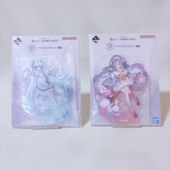 이치방쿠지 유키미쿠 SNOW MIKU D상 아크릴스탠드 2점 세트