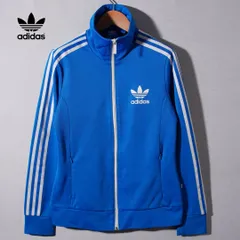 アディダス オリジナルス adidas ORIGINALS トラックジャケット ヨーロッパTT L ブルー レオパード柄 ユニセックス Europe TT ストリート ロゴ刺繍 ジャージ スポーツミックス 古着 D266