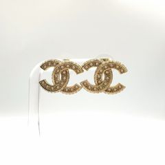 CHANEL ココ ビジュー イヤリング CCロゴ トーン - メルカリ