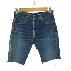 リーバイス Levis 90S USA製 ビックE バレンシア 刻印555 5ポケット ハーフ デニム パンツ   メンズ  34×32 