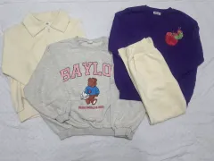 140) 女の子 秋服 セットアップ 1セット + スウェット 2