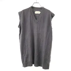 Maison Martin Margiela メゾン マルタン マルジェラ 1999SS Vネックニットベスト  グレー Mのサムネイル