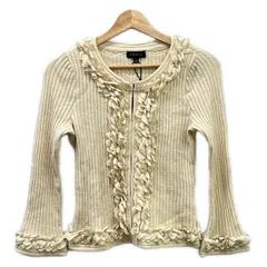 EPOCA(エポカ) カーディガン サイズITL 42 レディース美品  - アイボリー 長袖/フラワー(花)