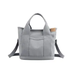 可愛い おでかけ 猫 犬 散歩 トート コンパクト キャンバス ファスナー 肩ひも付き 大容量 仕切り付き マナーバッグ ハンドバグ ショルダー 2way お散歩バッグ [COTEN]