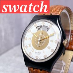 希少】SWATCH 自動巻き 腕時計 スケルトン 12星座 文字盤 メンズ