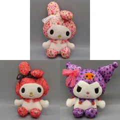 【中古】ぬいぐるみ 全3種セット お花＆レースぬいぐるみ 「マイメロディ」