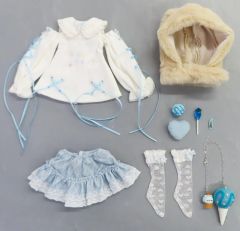 1/4 MDD MSD ドール服 サブカル 天使界隈 水色 ジャージ - メルカリ