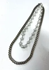 MM⑥ Maison Margiela｜エムエムシックス メゾンマルジェラ  フェイクパール チェーン ネックレスのサムネイル