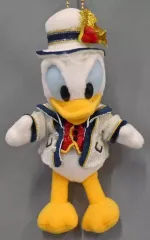 【中古】ぬいぐるみ ドナルドダック(イッツ・クリスマスタイム!) ぬいぐるみバッジ 「ディズニー・クリスマス2019」 東京ディズニーシー限定