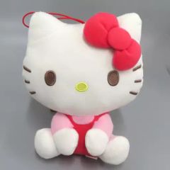ハローキティ ぬいぐるみ 赤いオーバーオール 新品未使用未開封