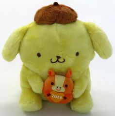Sanrio Pompompurin 2026 干支 ぬいぐるみポムポムプリン - メルカリ