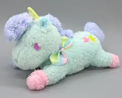 【中古】ぬいぐるみ ユニコーン(緑) ビーンドール コットンキャンディシリーズ 「リトルツインスターズ」