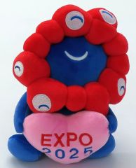 ミャクミャク ブルーハート ぬいぐるみ タグ付き EXPO 2025 関西万博