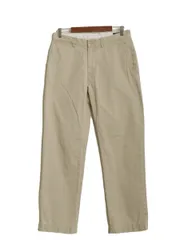 【お得なクーポン配布中!】 ポロ ラルフローレン コットン チノ パンツ メンズ 32 32 スラックス ノータック ストレート チノパン アーミー タイプ ゆったり 5ポケット