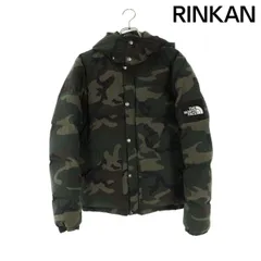 ノースフェイス  CAMP SIERRA SHORT JACKET/ND91421 カモフラ柄キャンプシエラフーデッドダウンジャケット メンズ L