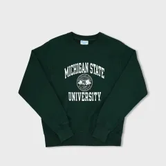 チャンピオン リバースウィーブ カレッジ スウェット グリーン - 0099