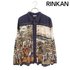 ナイスネス  25AW  NN-2001B16 NUMAN レーヨンコットンプリンテッドトラッカー長袖シャツ メンズ L