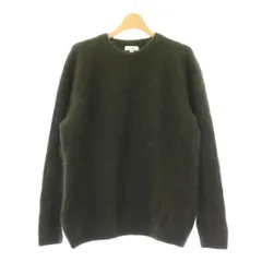 B&Y ユナイテッドアローズ BEAUTY&YOUTH ビューティー&ユース ニット セーター ウール M 緑 グリーン 無地 ラウンドネック 長袖 /AU