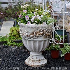 ウィッチフォード 植木鉢 アッシュ リボン グレー 希少 - メルカリ