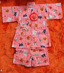 アンパンマン 浴衣 甚平 上下セット キッズ 100 新品