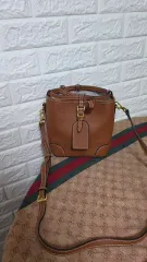 バケットバッグ ブラウン クロスバッグ