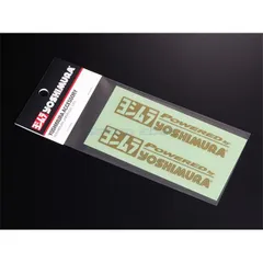 YOSHIMURA ヨシムラ 904-213-2400 ステッカー(100mm) ゴールドのサムネイル