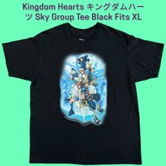 Kingdom Hearts 킹덤 하트 Sky Group Tee Black Fits XL