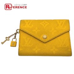 ルイヴィトン LOUIS VUITTON ポルトフォイユ・ヴィクトリーヌ M14156 3つ折り財布 モノグラムアンプラントレザー ギンコイエロー イエロー LOUIS VUITTON ルイヴィトン 3つ折り財布 ポルトフォイユ