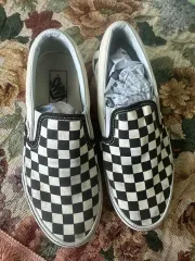 VANS チェッカーボード スリッポン シューズ