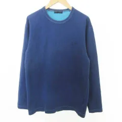 コムデギャルソン COMME des GARCONS トレーナー 長袖 無地 クルーネック 薄手 Sサイズ 青 ブルー ☆AA★のサムネイル